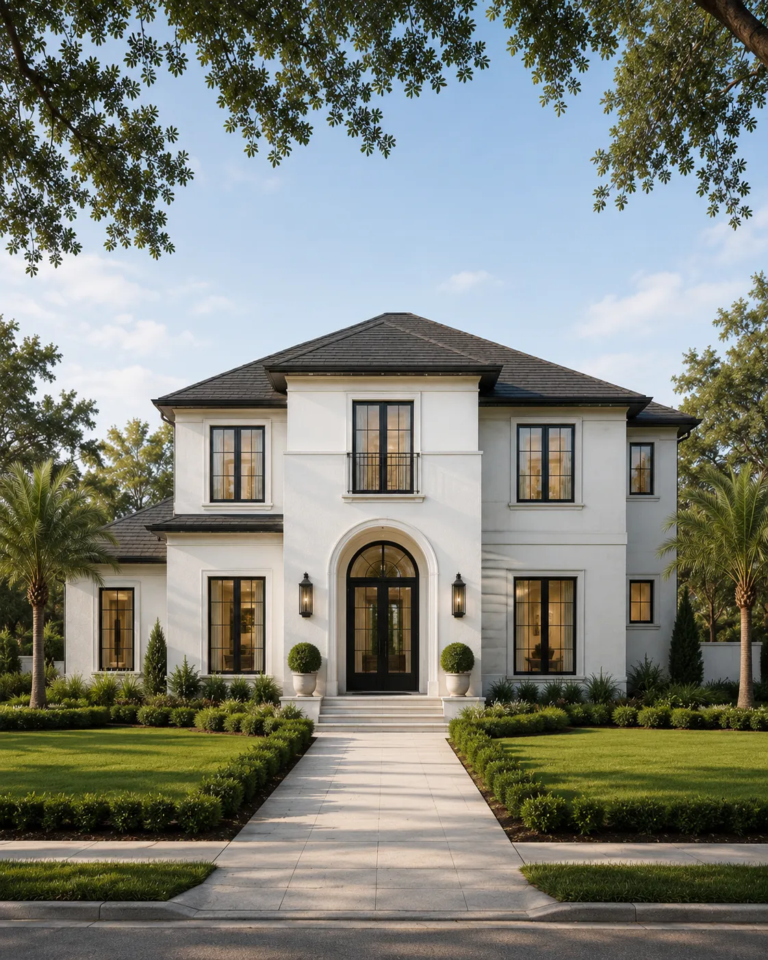 European-inspired residential architecture