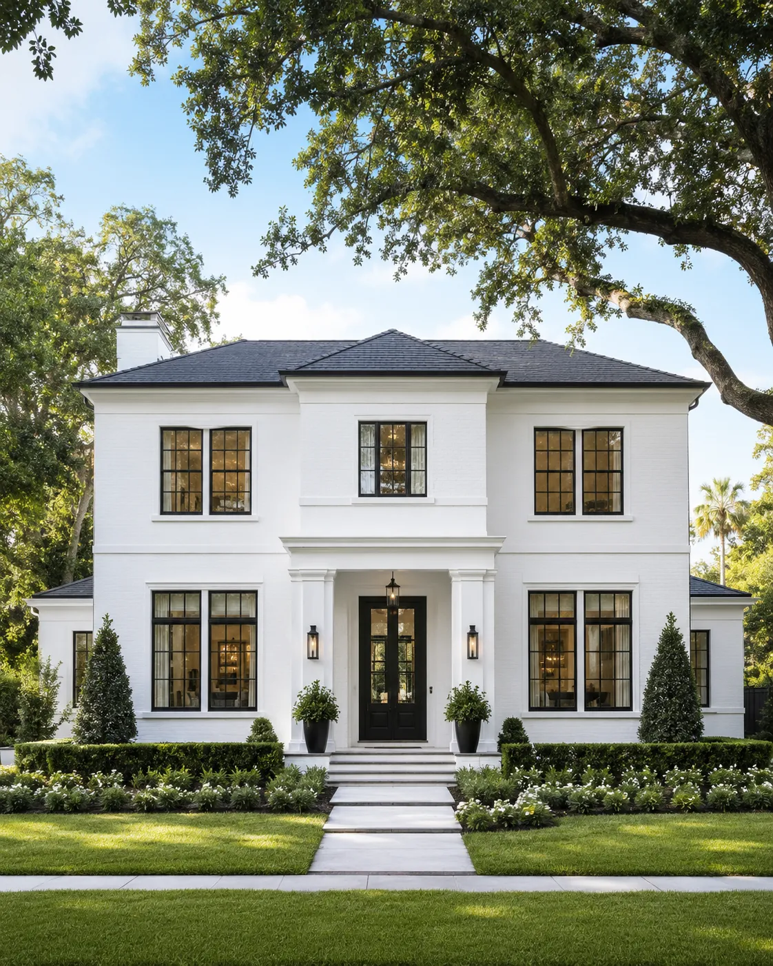 Modern traditional residential architecture